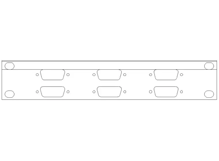 SMRT PAN 1/2 19 1U 6 D sub 15 